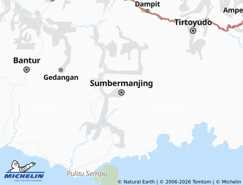 MICHELIN-Landkarte Sumbermanjing - ViaMichelin