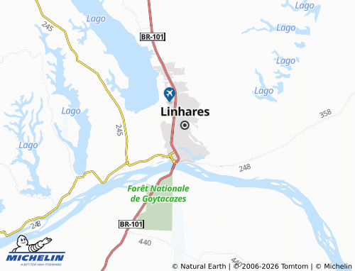 Mapa MICHELIN Novo Horizonte - ViaMichelin
