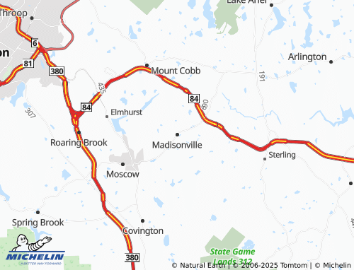 MICHELIN Madisonville map - ViaMichelin