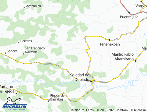 Mapa MICHELIN Santa Cruz - ViaMichelin