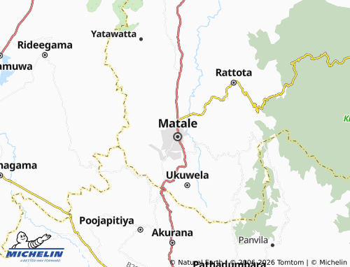 MICHELIN Vihara Road map - ViaMichelin
