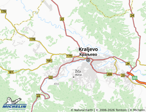 Mapa MICHELIN Jarčujak - ViaMichelin