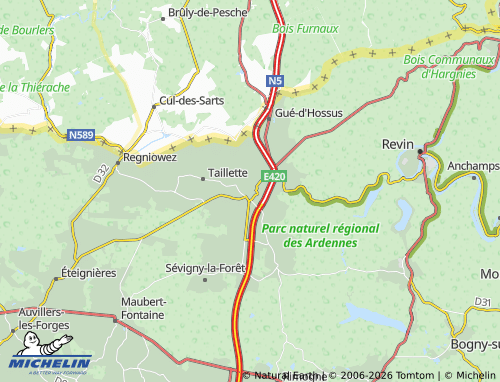 Mappa MICHELIN Rocroi - ViaMichelin