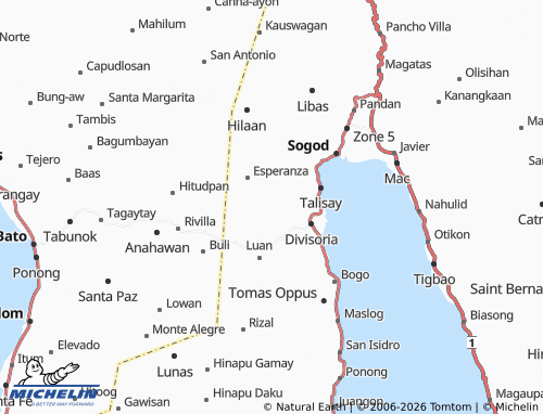 MICHELIN Cawayanan map - ViaMichelin