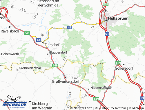 MICHELIN-Landkarte Unterthern - ViaMichelin