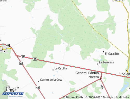 Mapa MICHELIN Nuevo Mundo - ViaMichelin