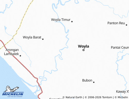 MICHELIN Kuala Bhee map - ViaMichelin