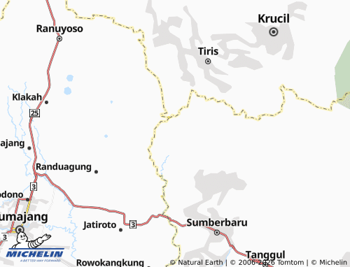 MICHELIN-Landkarte Kaliglagah - ViaMichelin