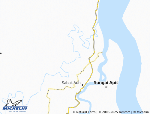 MICHELIN Lubuk Gaung map - ViaMichelin