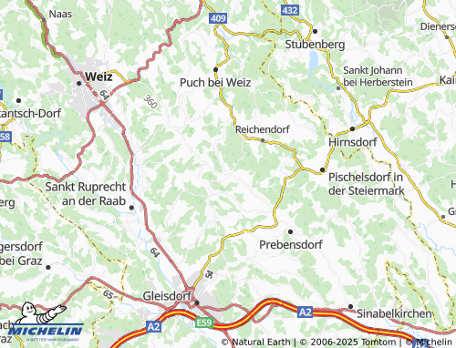 Carte MICHELIN Preßguts - ViaMichelin