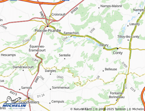 Carte MICHELIN Brassy - ViaMichelin