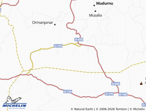 Mappa MICHELIN Kurtlar - ViaMichelin