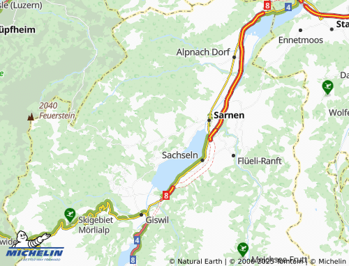 MICHELIN-Landkarte Stalden (Sarnen) - ViaMichelin