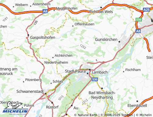 Carte MICHELIN Mernbach - ViaMichelin