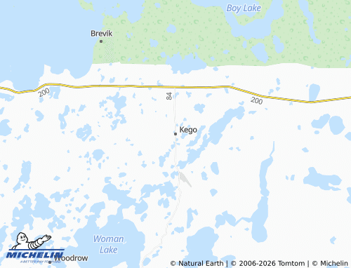 Carte MICHELIN Kego - ViaMichelin