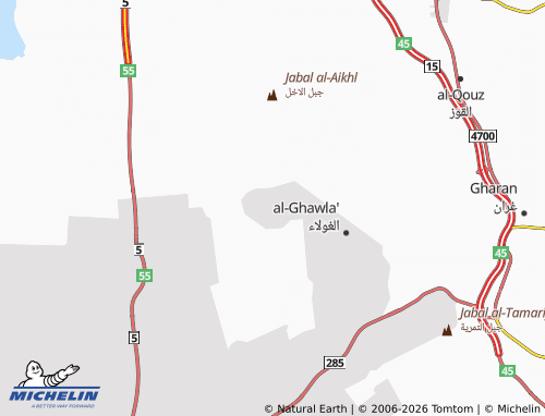 Carte MICHELIN Dhahban - ViaMichelin