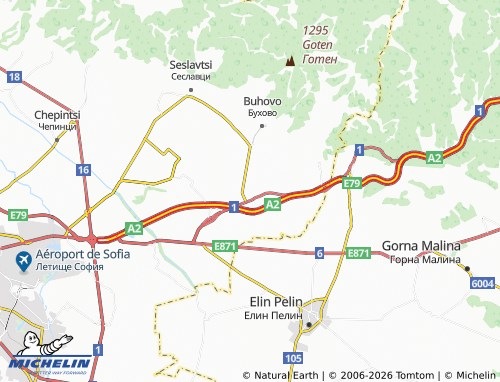 Mappa MICHELIN Yana - ViaMichelin