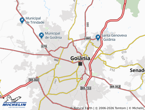 Carte MICHELIN Setor Centro Oeste - ViaMichelin