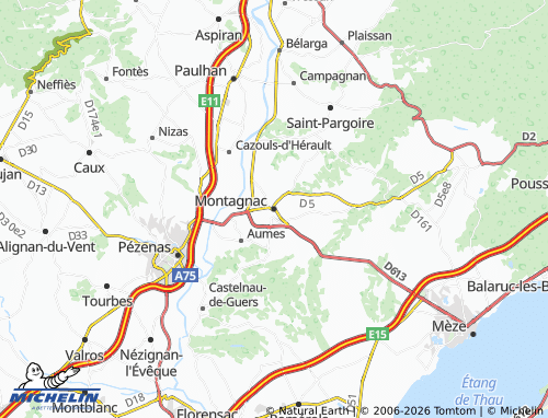 Mappa MICHELIN Montagnac - ViaMichelin