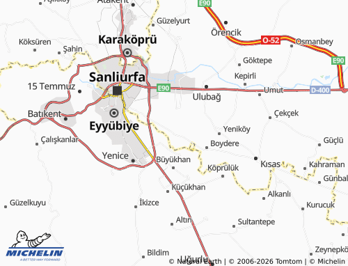 MICHELIN Konuklu map - ViaMichelin