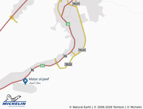 MICHELIN-Landkarte al-Nahdah - ViaMichelin