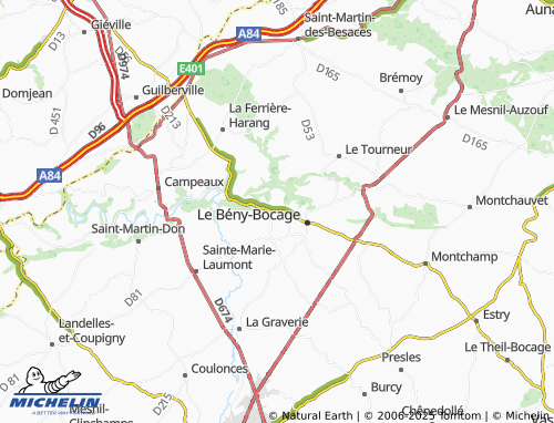 Carte MICHELIN Les Trois Croix - ViaMichelin