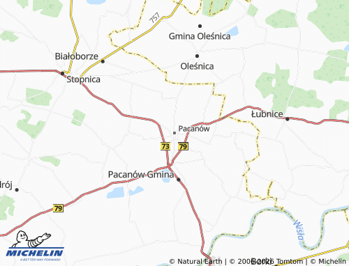 Carte MICHELIN Pacanów - ViaMichelin