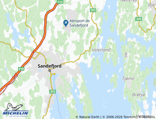Mappa MICHELIN Sjuve - ViaMichelin
