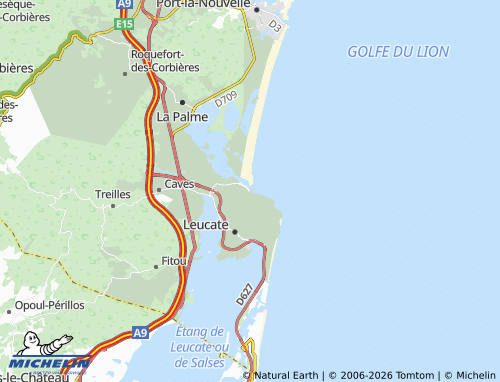 Mappa MICHELIN La Franqui - ViaMichelin