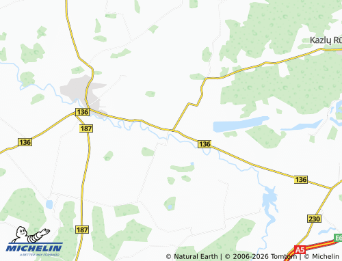 Mappa MICHELIN Antanavas - ViaMichelin