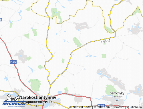 Mapa MICHELIN Ohiivtsi - ViaMichelin