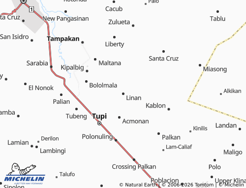 MICHELIN Linan map - ViaMichelin