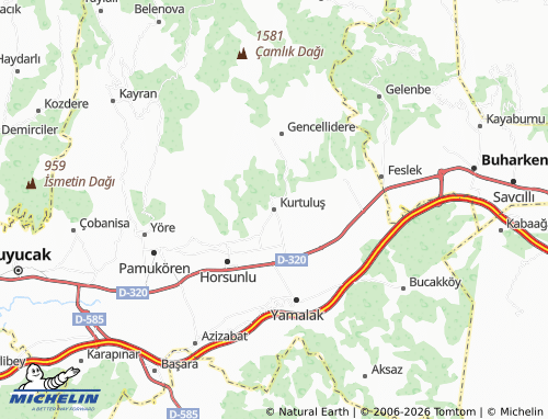 MICHELIN Kurtuluş map - ViaMichelin