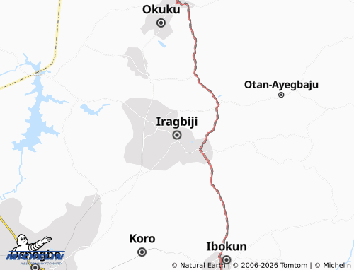 Mappa MICHELIN Iragbiji - ViaMichelin