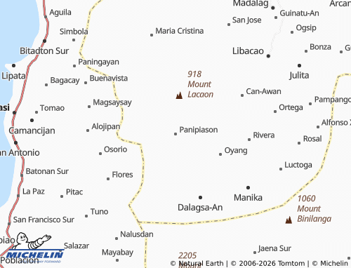 MICHELIN Panipiason map - ViaMichelin
