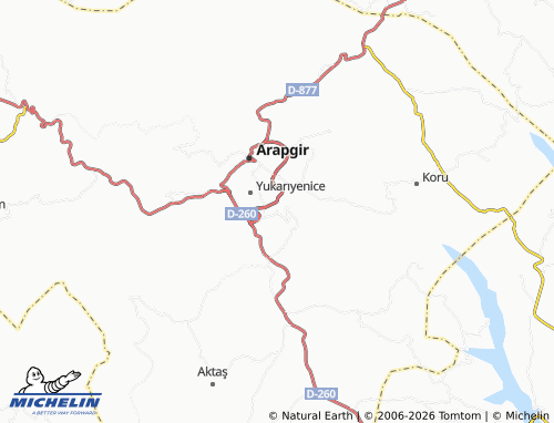 MICHELIN Kayakesen map - ViaMichelin