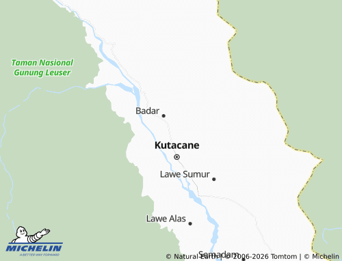 MICHELIN Badar Indah map - ViaMichelin