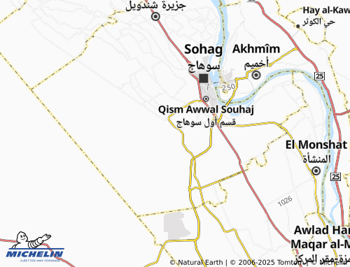 Mappa MICHELIN Naj' al-Shaykh Hamad - ViaMichelin