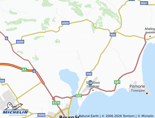Mappa MICHELIN Cherno more - ViaMichelin