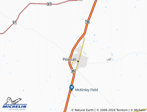 Mappa MICHELIN West Pearsall - ViaMichelin