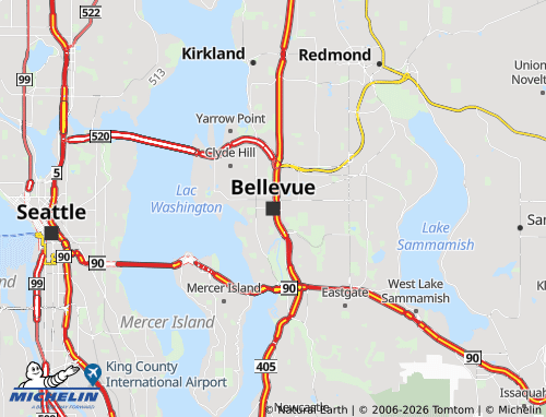 Mappa MICHELIN Bellevue - ViaMichelin