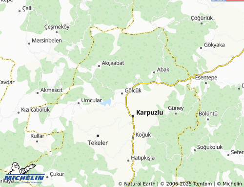 MICHELIN Gölcük map - ViaMichelin
