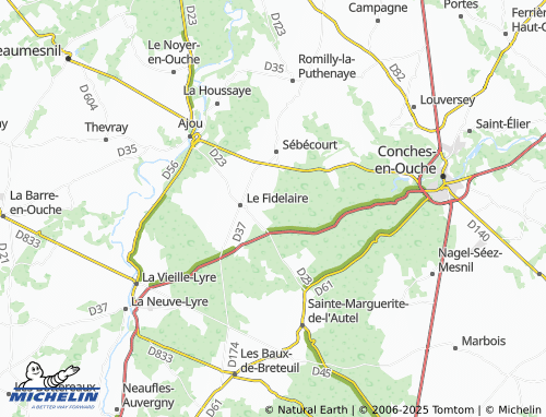 MICHELIN Calais map - ViaMichelin