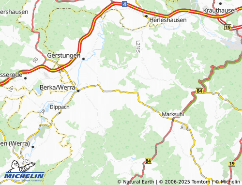 MICHELIN-Landkarte Fernbreitenbach - ViaMichelin