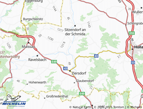 MICHELIN Hollenstein map - ViaMichelin