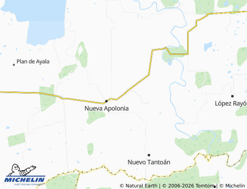 MICHELIN Los Aztecas map - ViaMichelin