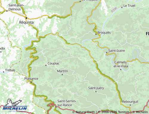 Mappa MICHELIN Montclar - ViaMichelin