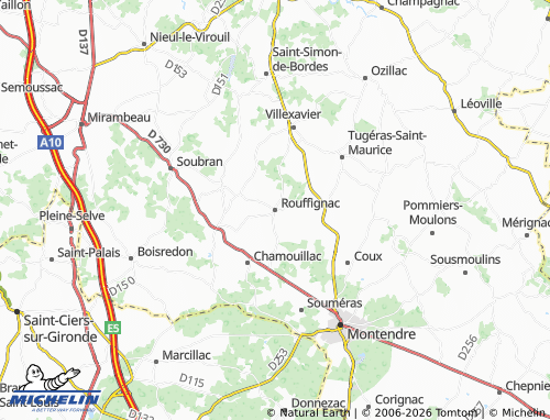 Mapa MICHELIN Rouffignac - ViaMichelin