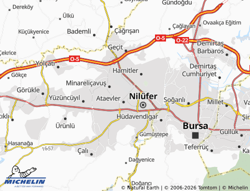 Mappa MICHELIN Işıktepe - ViaMichelin