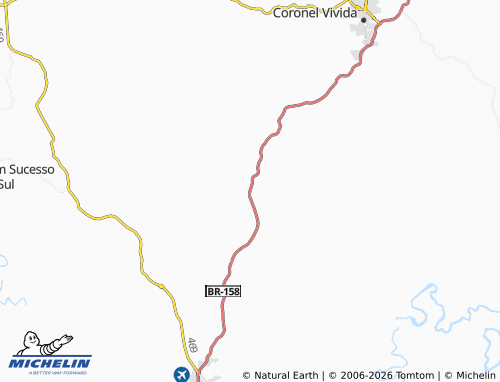 Mapa MICHELIN São Roque do Chopim - ViaMichelin